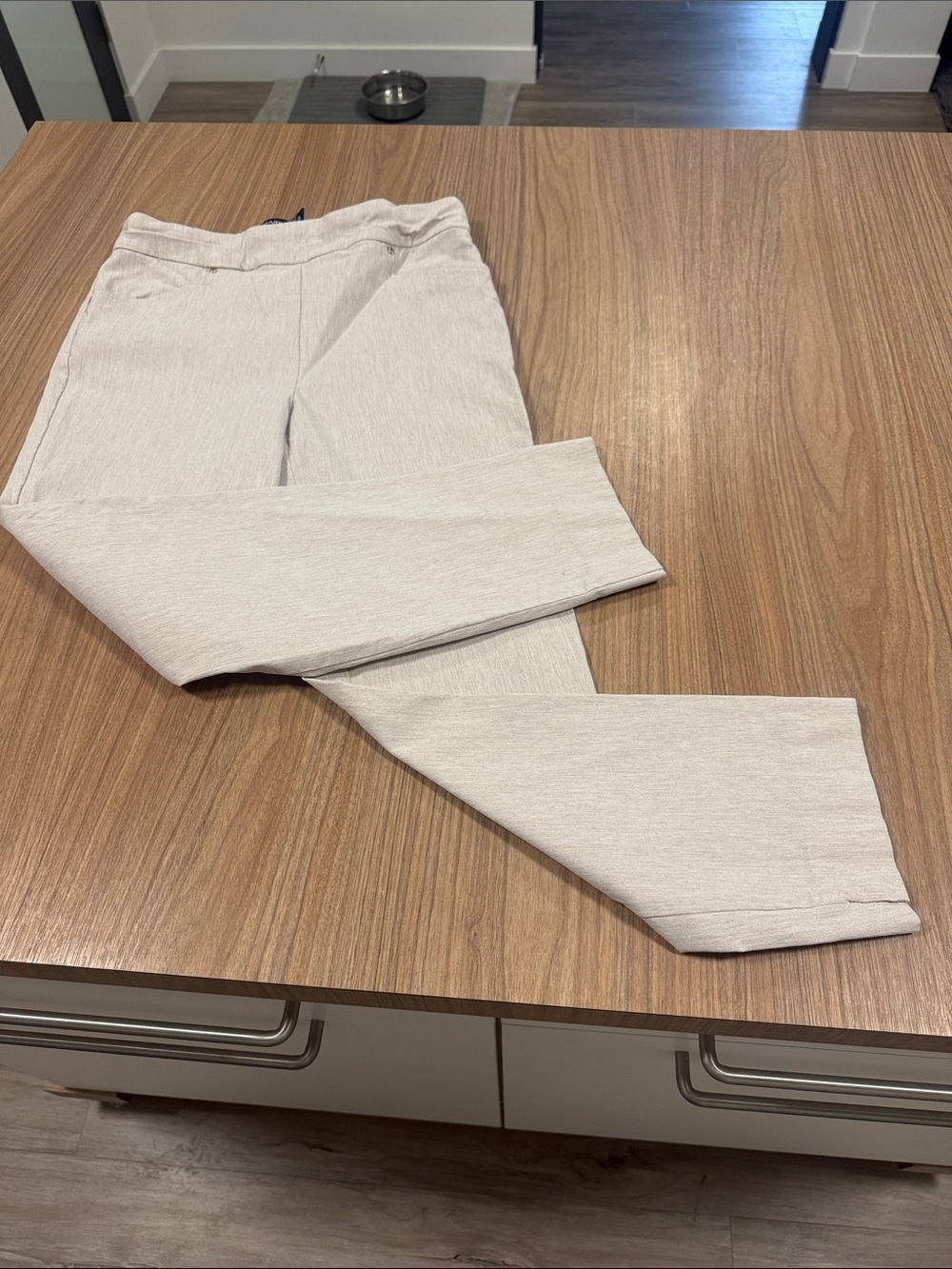 Tan pull on pant